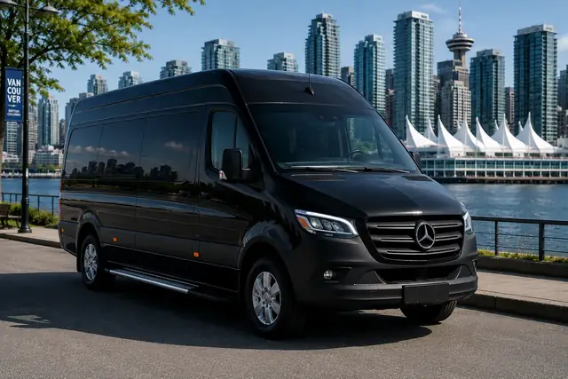 Mercedes Sprinter for Langley group transportation